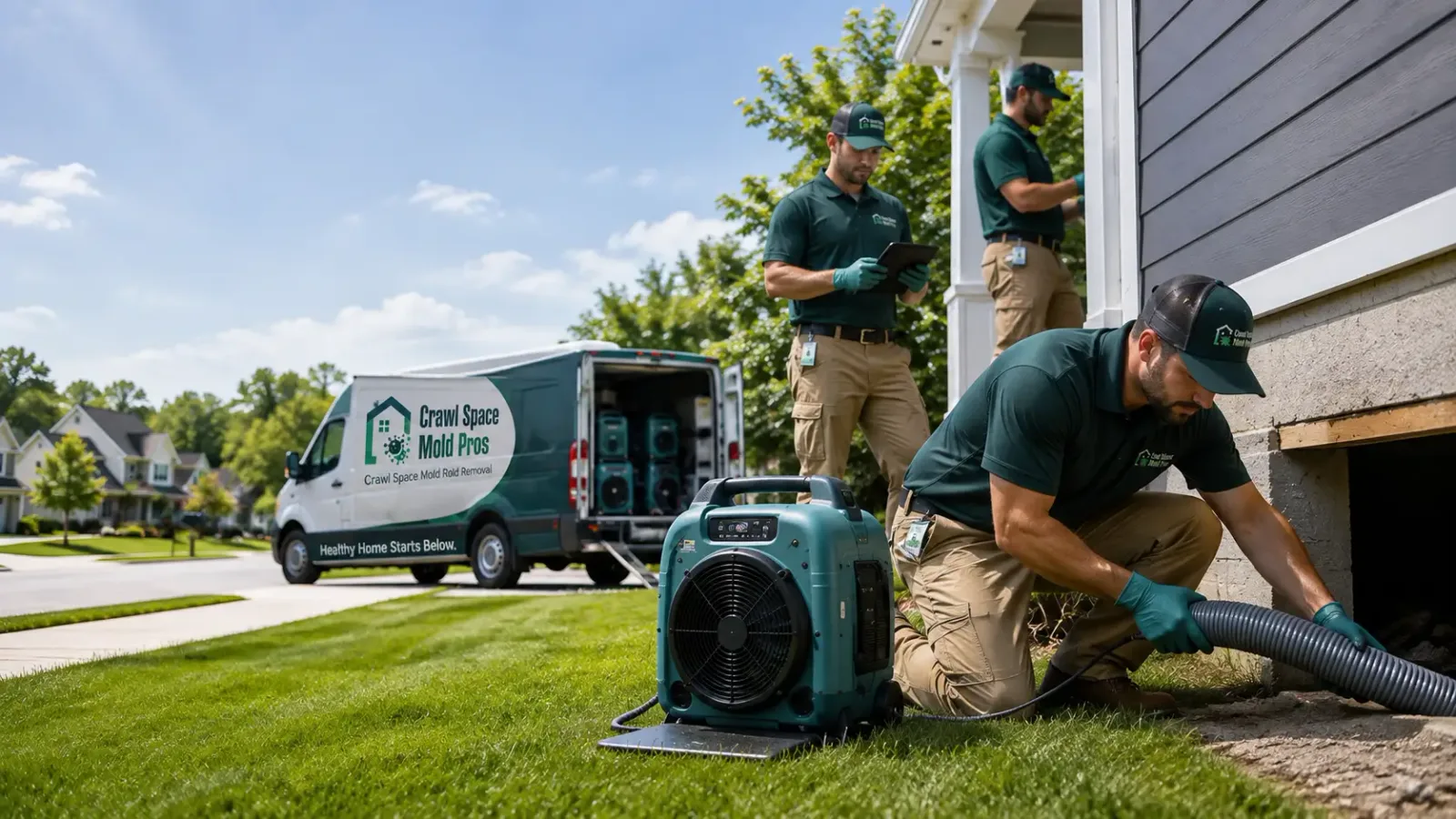 Crawl Space Mold Removal in Gibson, IA